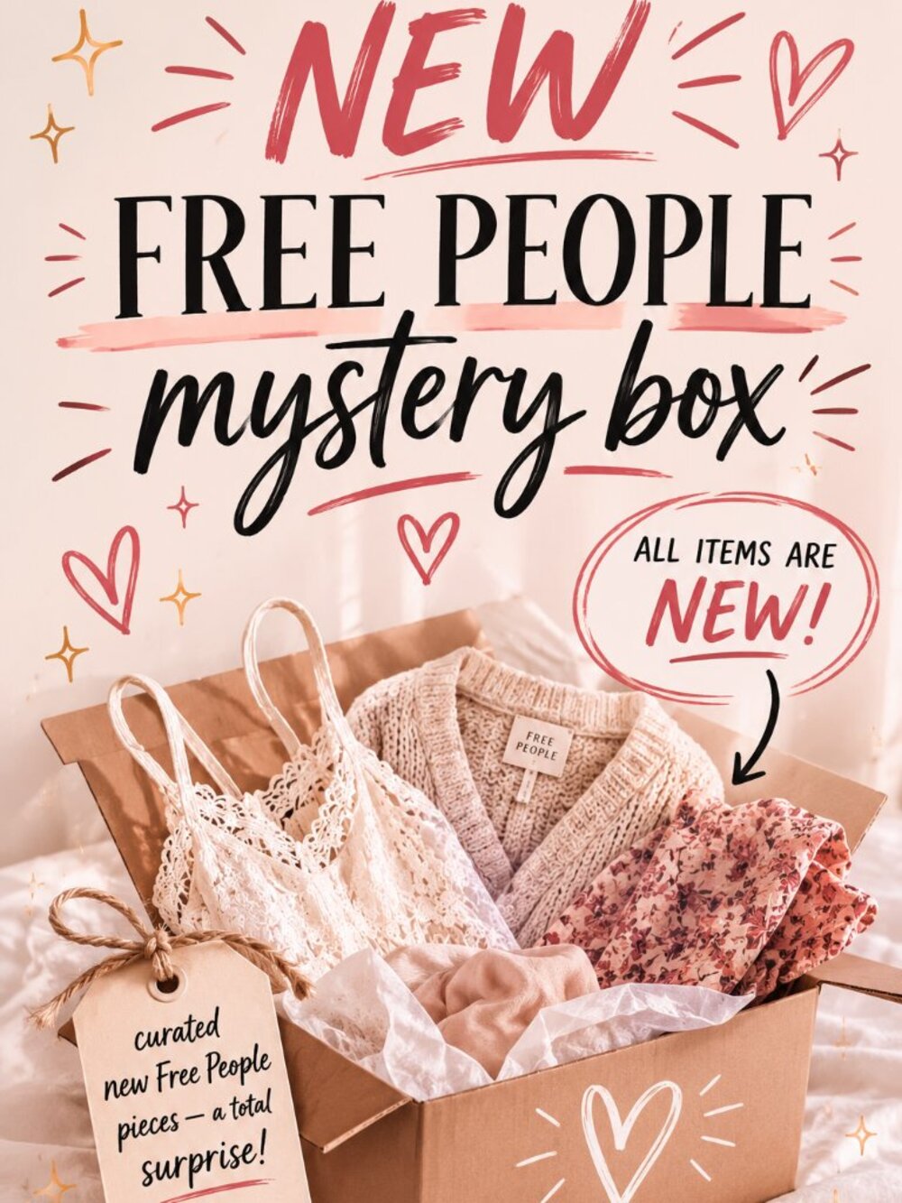 NWT Free People Reseller Mystery Box